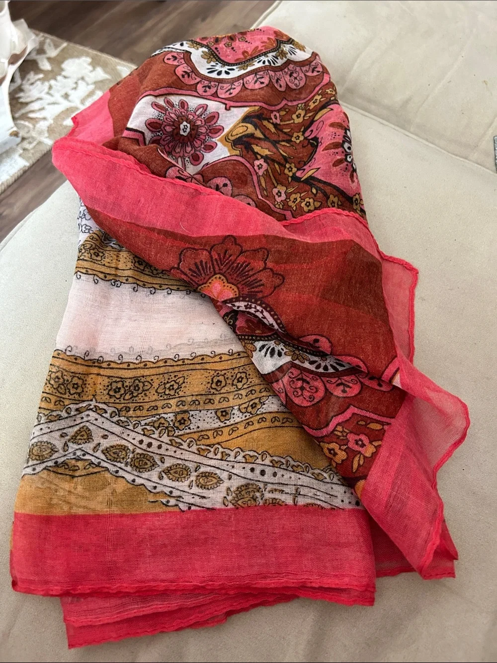 Stunning Extra-Large, Rectangular Scarf